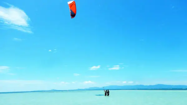 Kitesurf in Thailand on Koh Phangan island