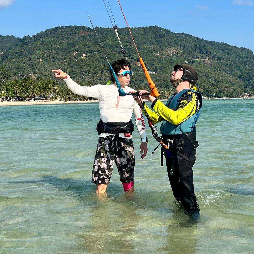 Kitesurf in Thailand on Koh Phangan island